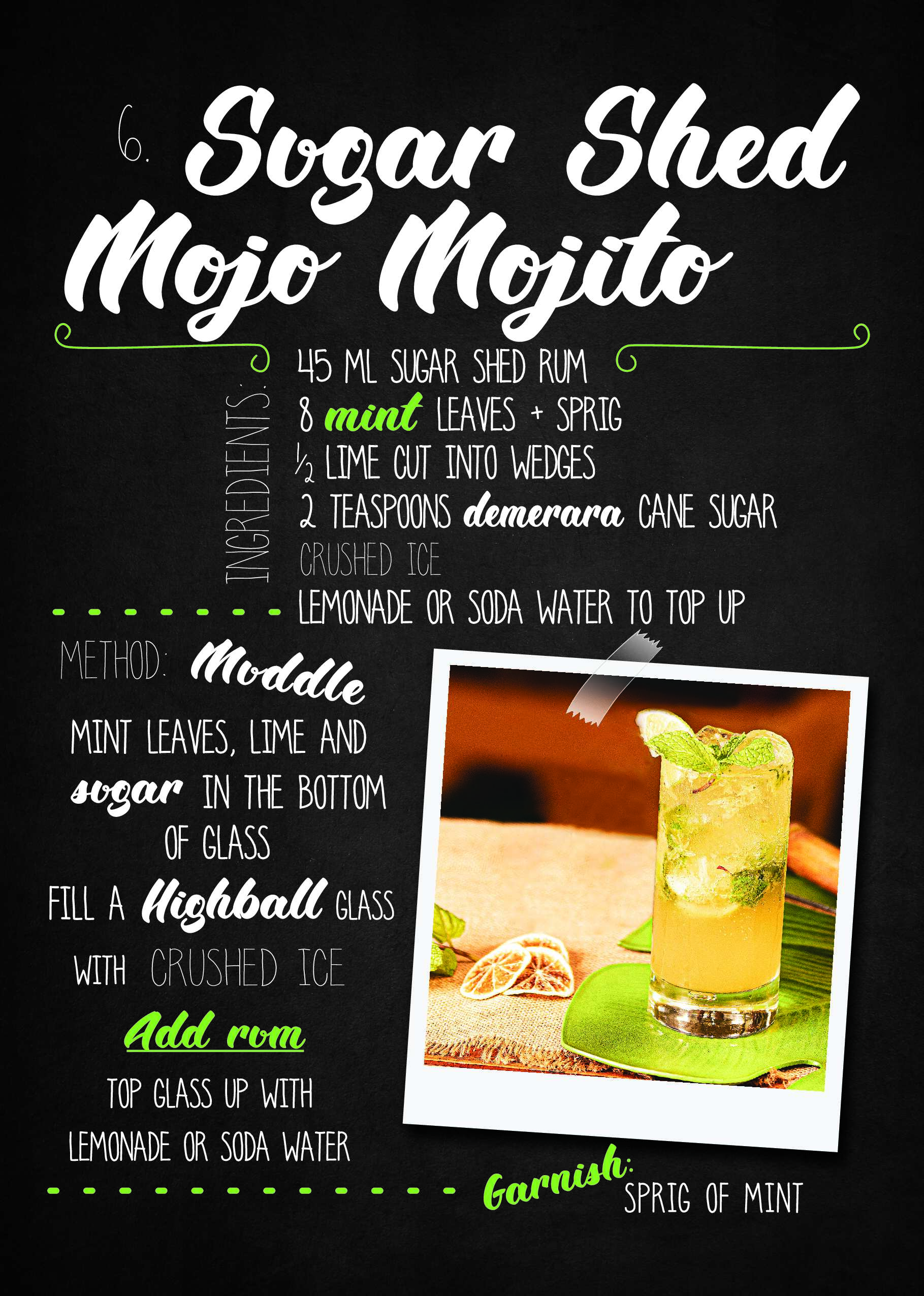 Sarina Sugar Shed Cocktail Recipe Book