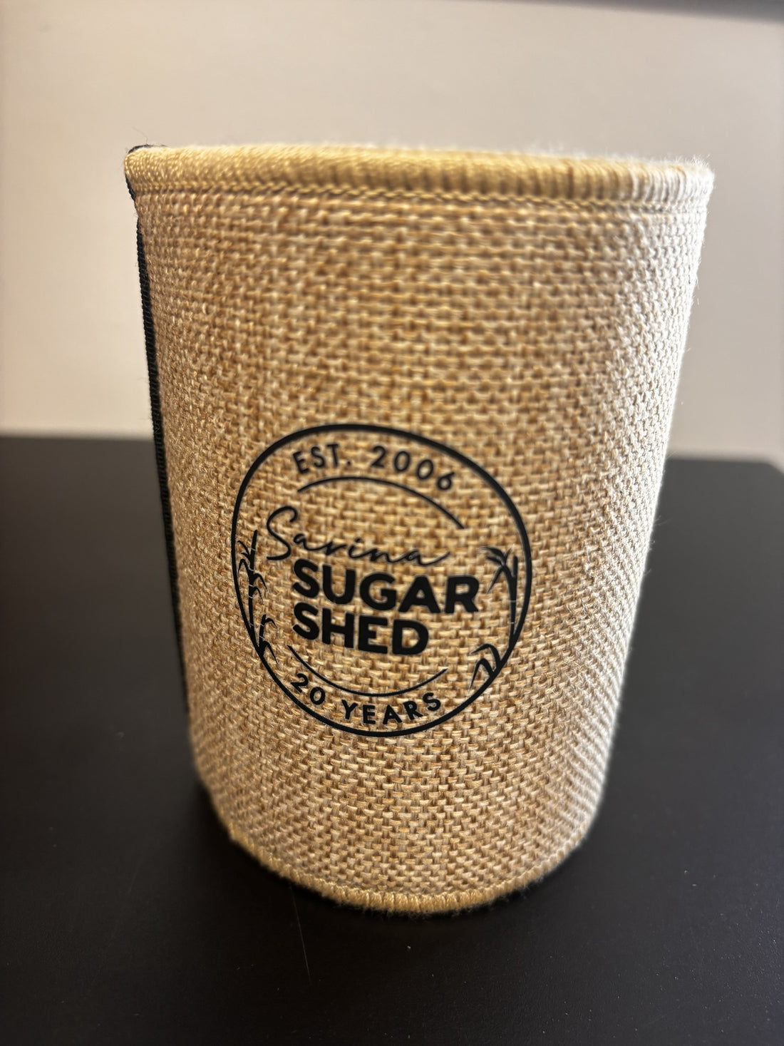 Jute Stubby Cooler