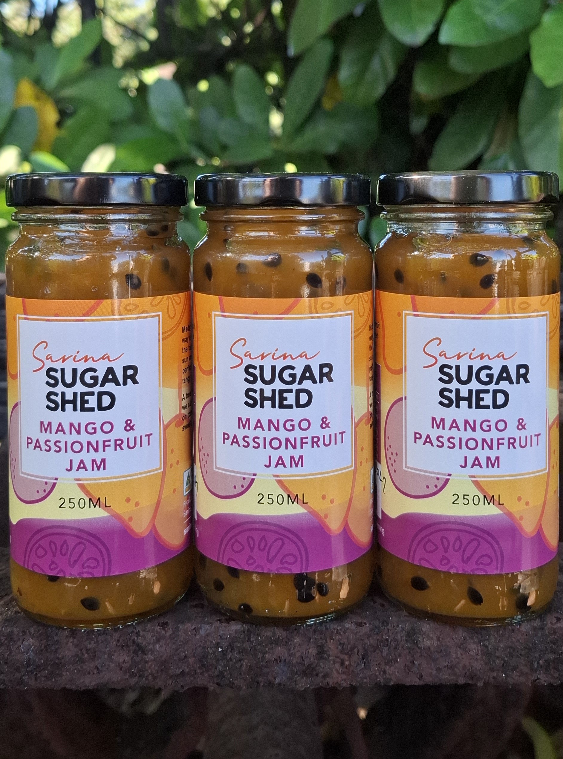 Sarina Sugar Shed **Limited Edition** Mango Passionfruit Jam 250gm