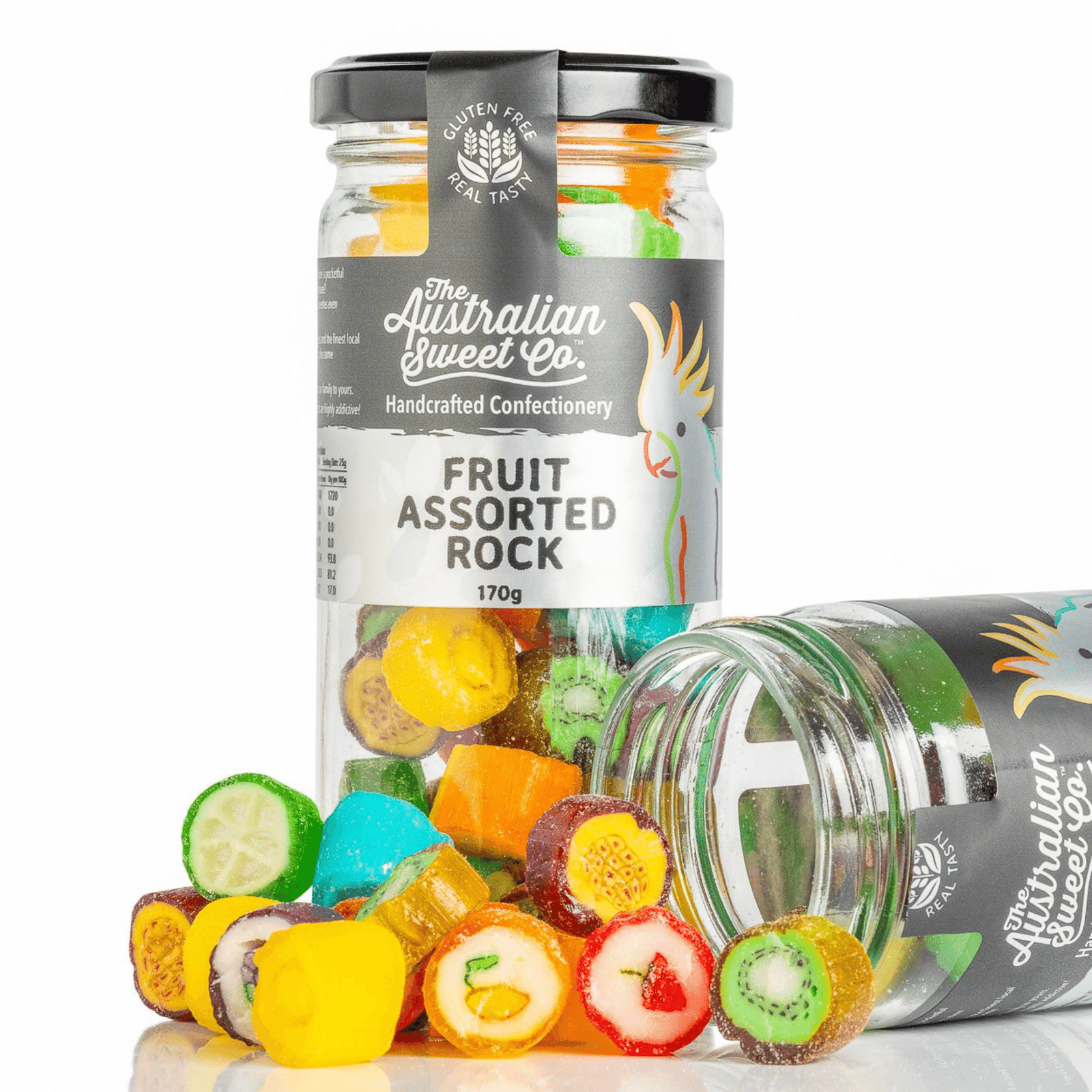 The Australian Sweet Co - Rock Candy 170g Jar