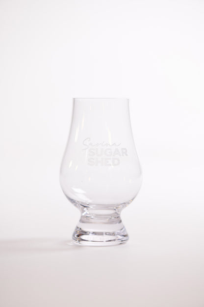 Sarina Sugar Shed Etched Glencairn Glass 190ml