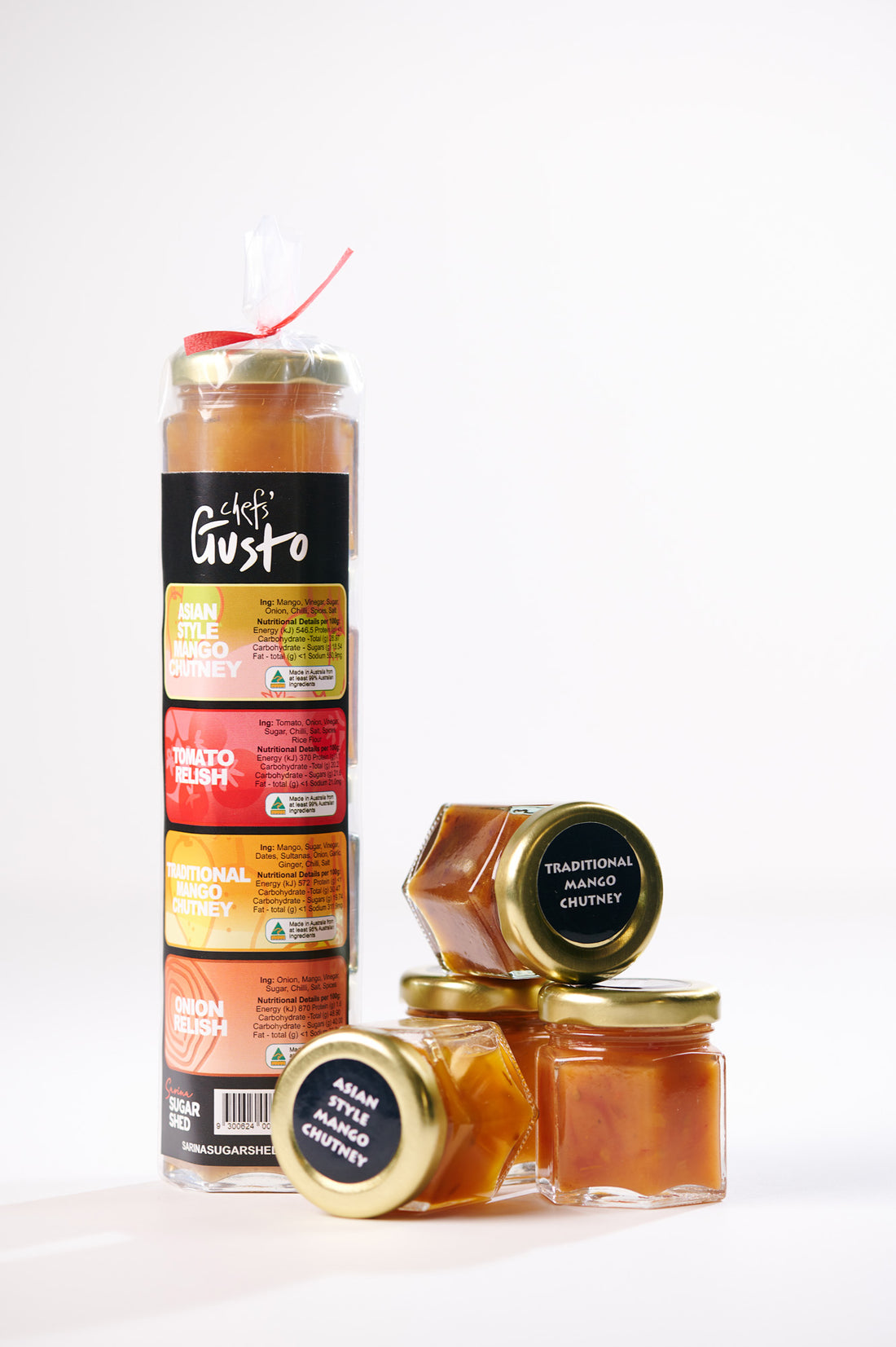 Sarina Sugar Shed Condiments Favourites 4 pack