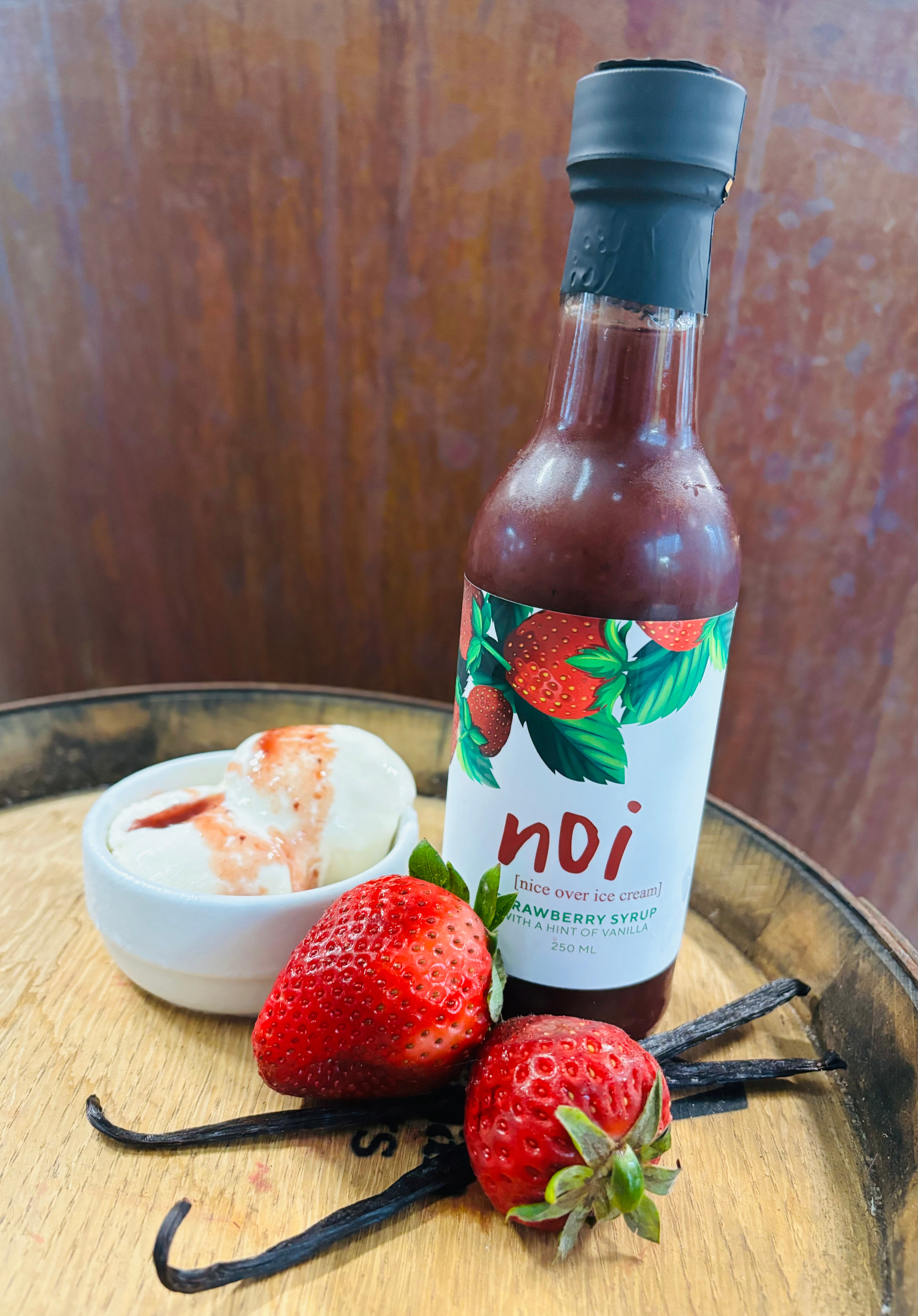 **Limited Release** NOI (Nice over Ice Cream) Strawberry Syrup