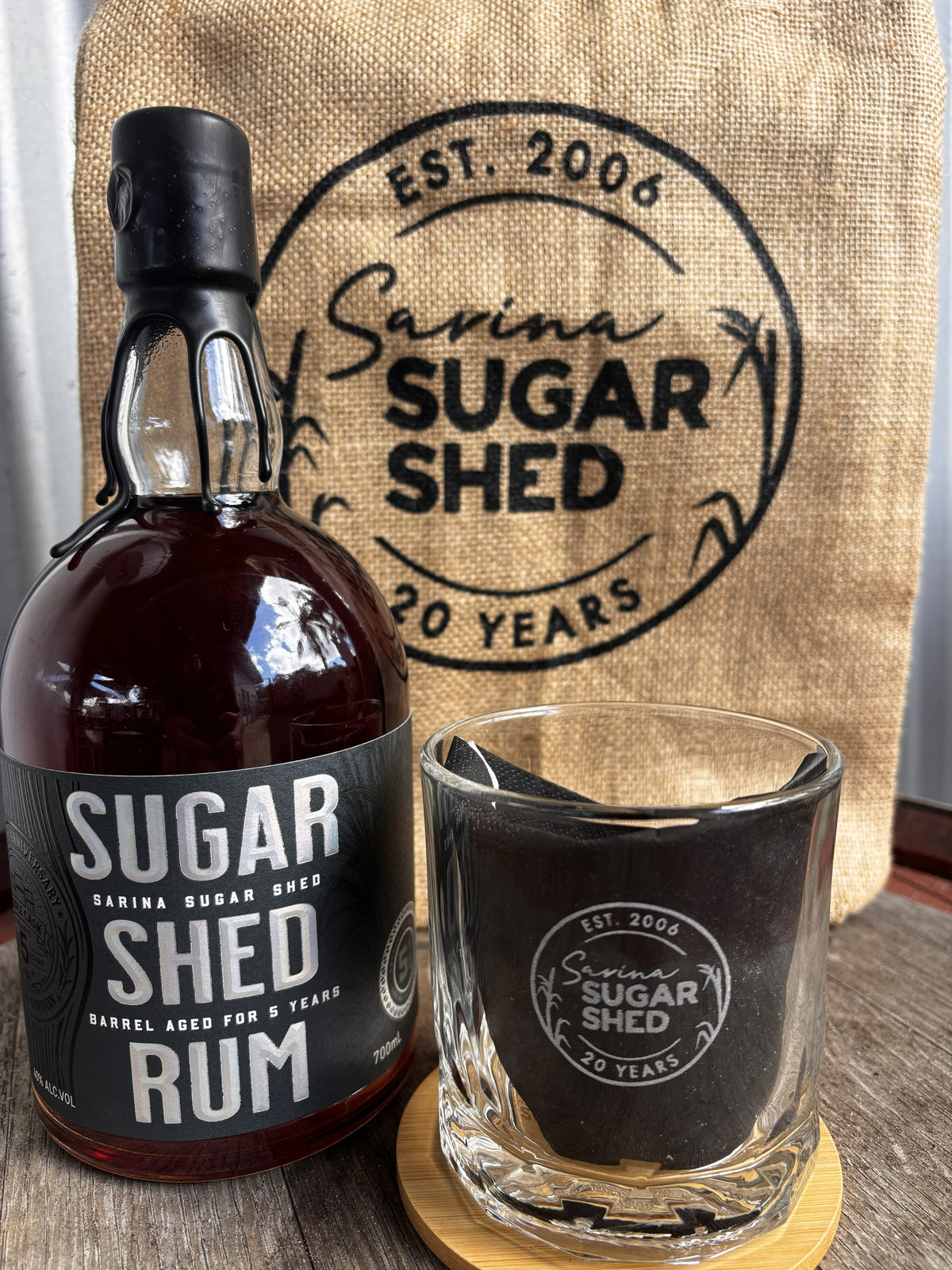 Sugar Shed Rum Limited Edition 20-year Celebration - 5 year Triple cask release gift set
