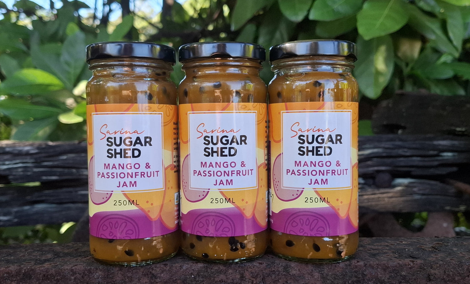 Sarina Sugar Shed **Limited Edition** Mango Passionfruit Jam 250gm