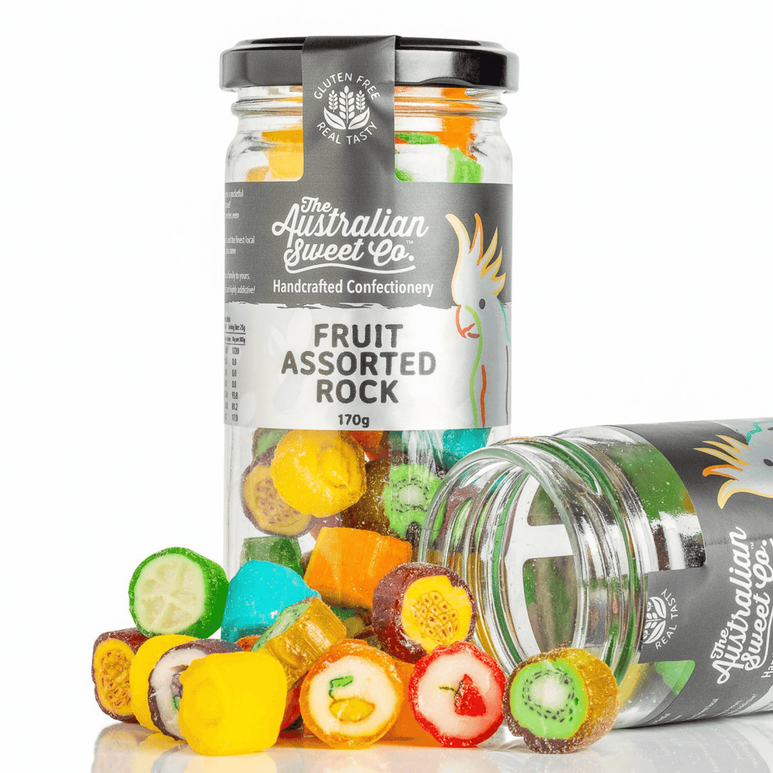 The Australian Sweet Co - Rock Candy 170g Jar