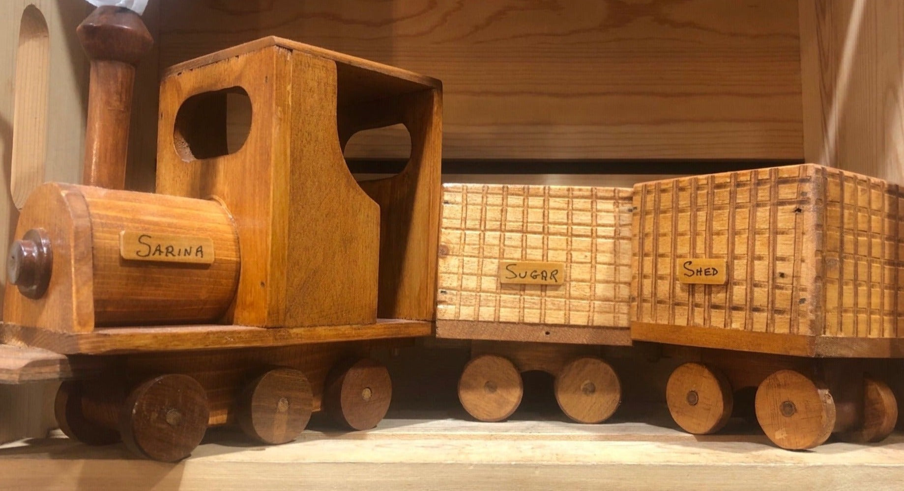 Sarina Sugar Shed Wooden Train