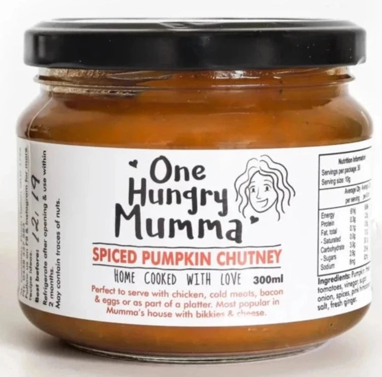One Hungry Mumma - Spiced Pumpkin Chutney 300ml