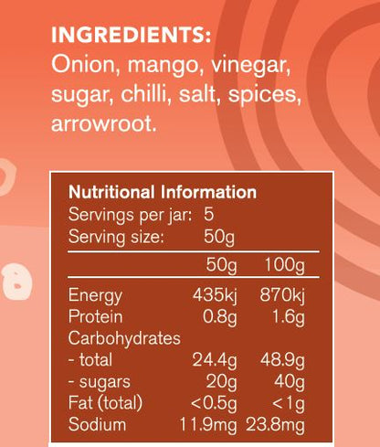 Sarina Sugar Shed Onion Relish 250ml